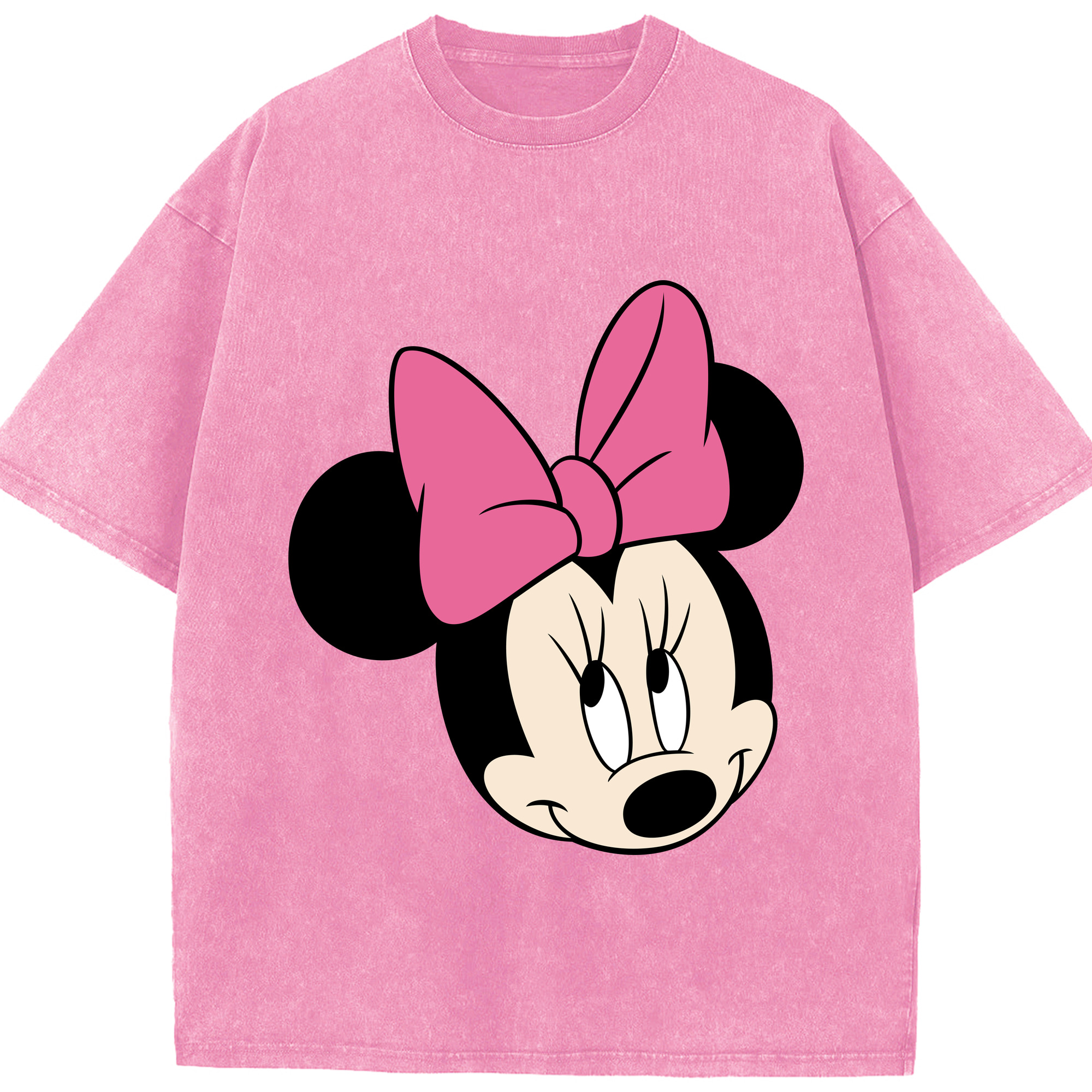 （画像用） ミッキーマウス Mickey Mouse 綿100% ヴィンテージ風 半袖Tシャツ（フロントプリント）